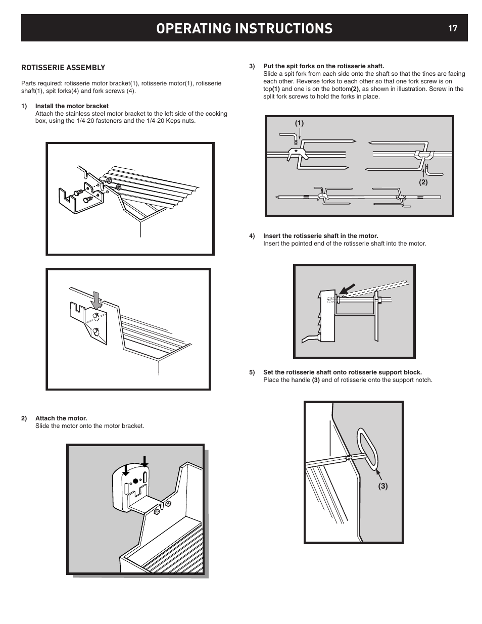 Operating instructions | weber D6 User Manual | Page 17 / 28