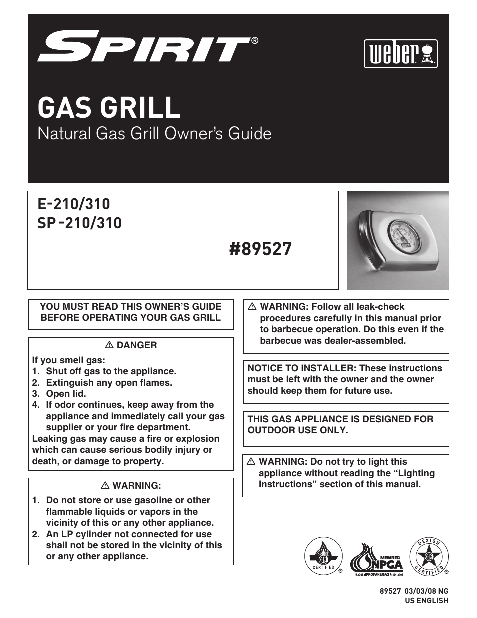 weber 89527 User Manual | 40 pages