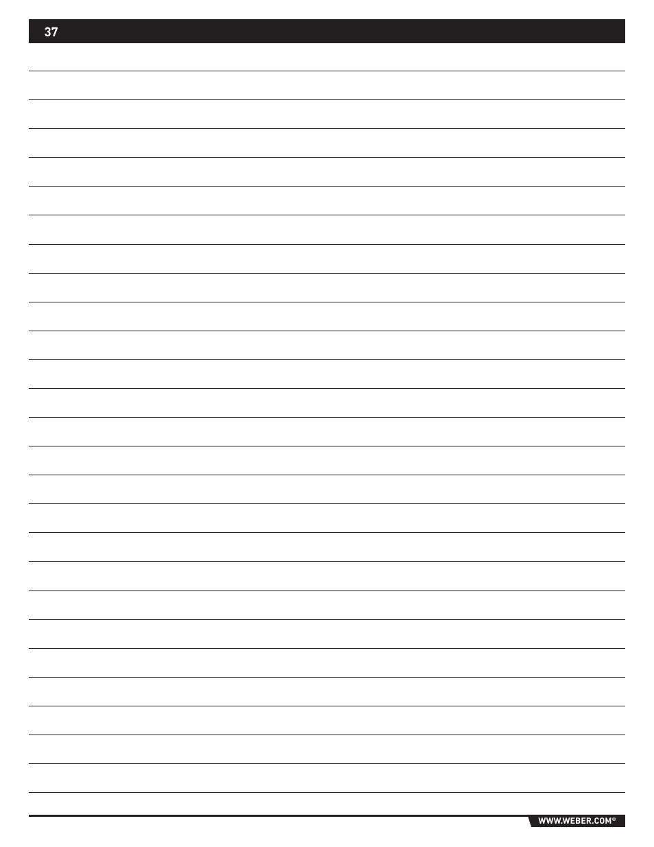 weber 89527 User Manual | Page 37 / 40