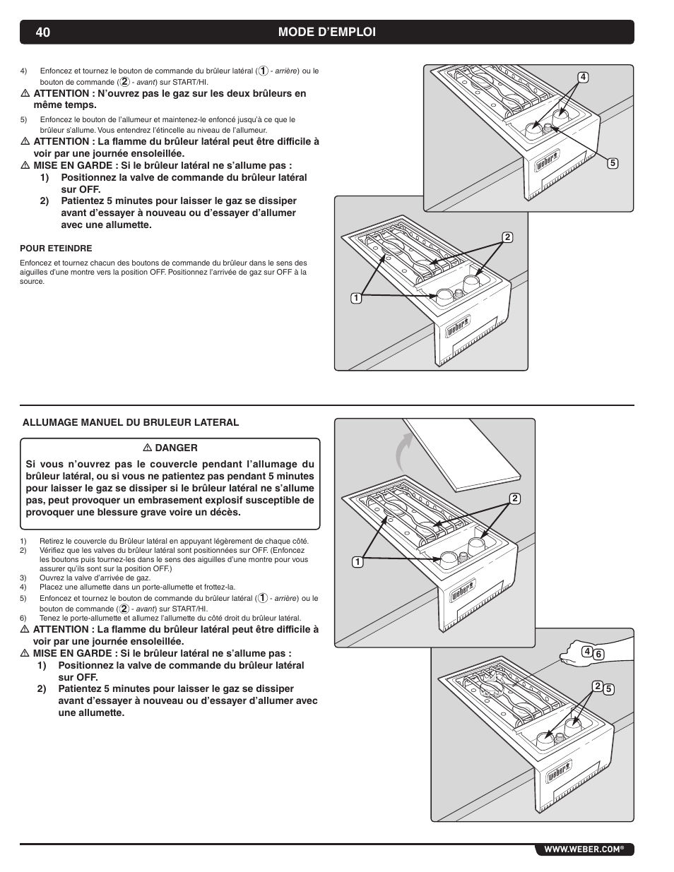 Mode d’emploi | weber 56070 User Manual | Page 40 / 44