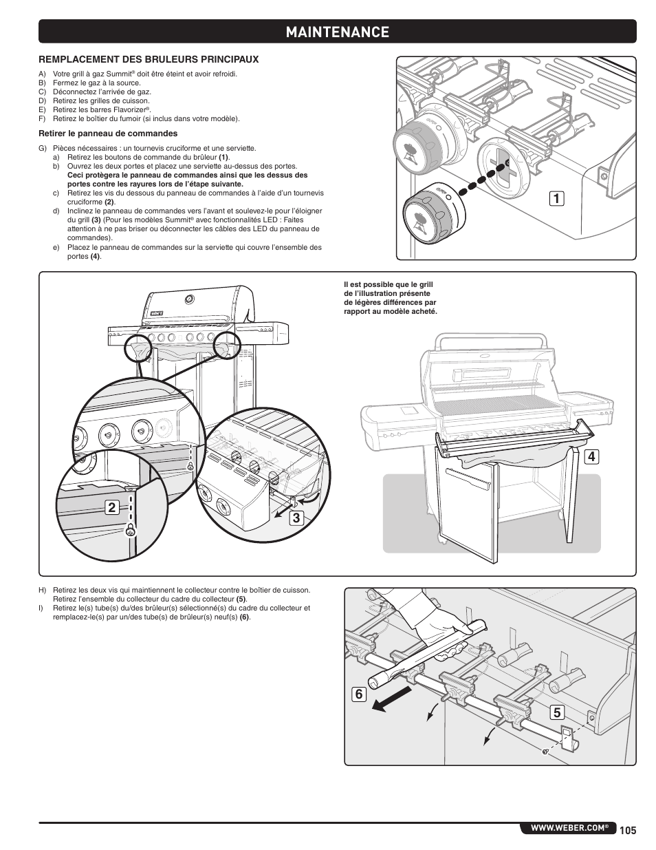 Maintenance | weber Summit 56206 User Manual | Page 105 / 108
