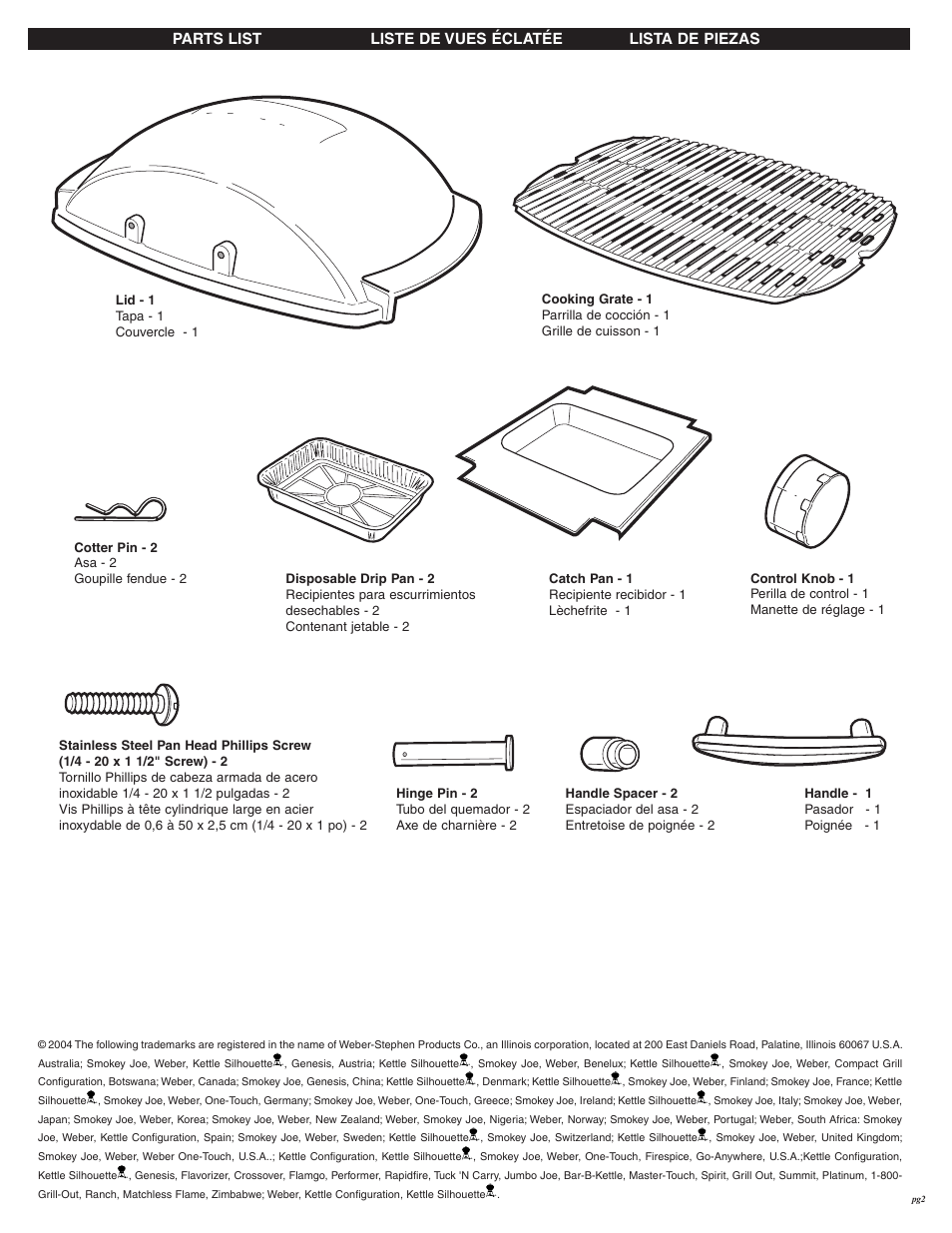 weber 41894 User Manual | Page 2 / 16