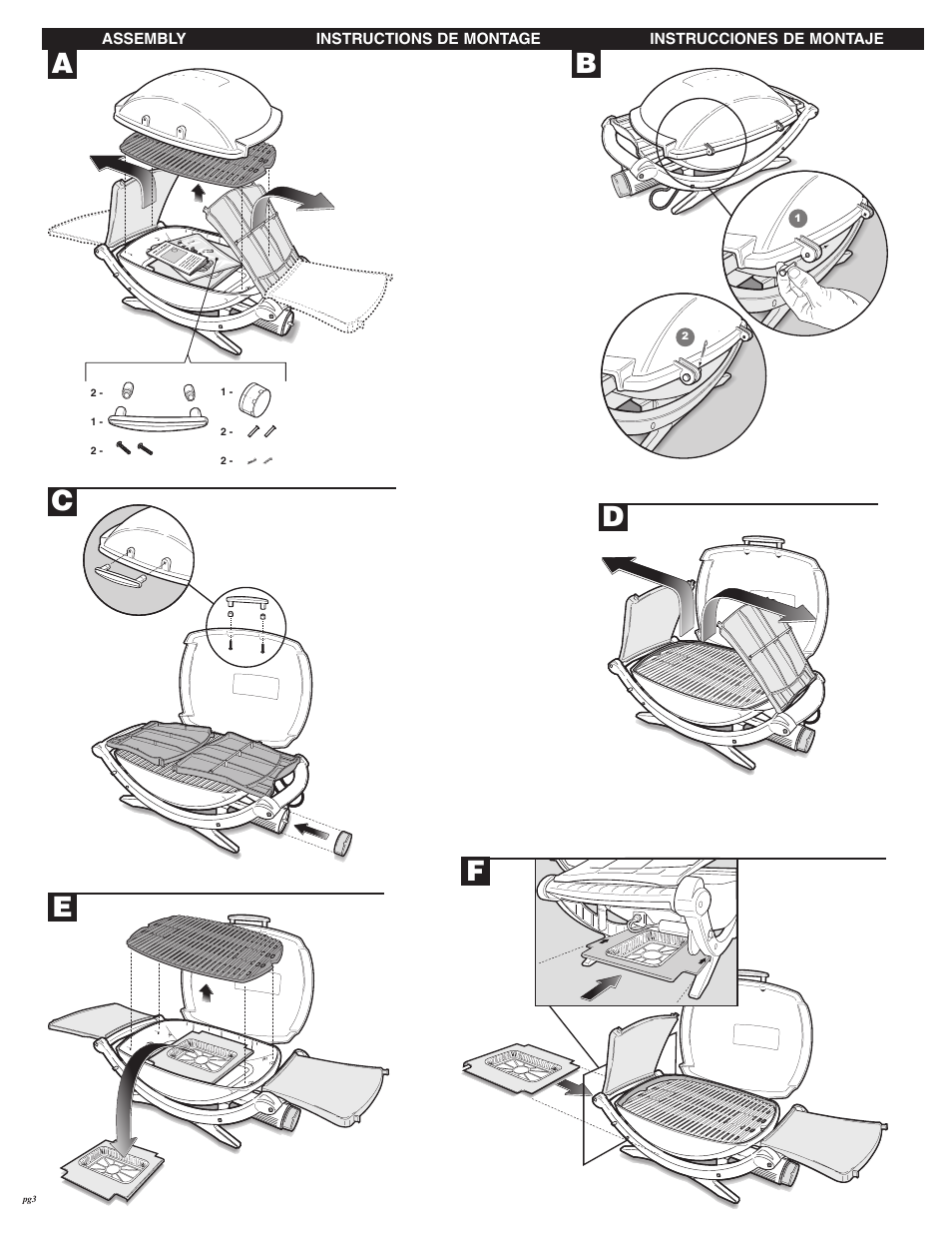 Bc d e f | weber 41894 User Manual | Page 3 / 16