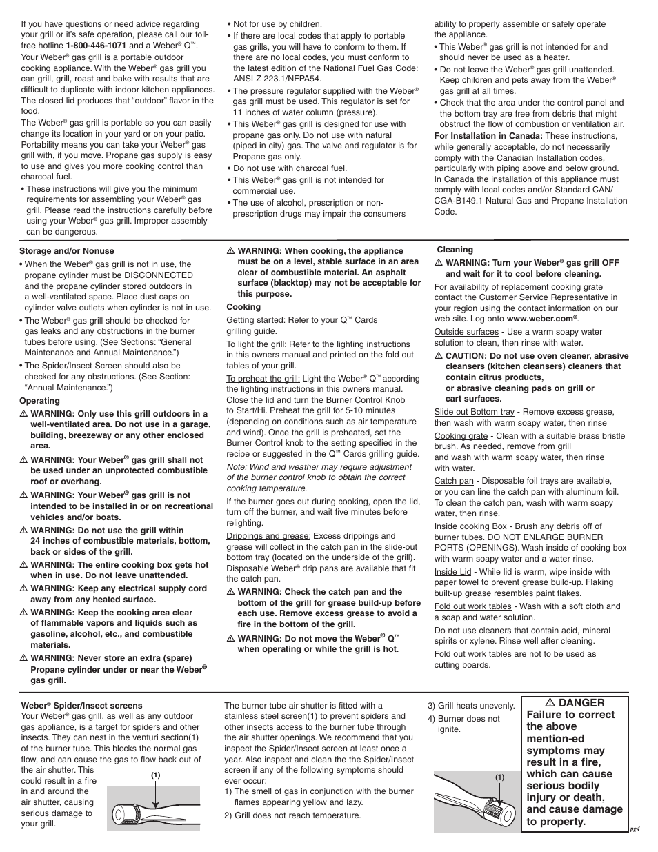 weber 41894 User Manual | Page 4 / 16