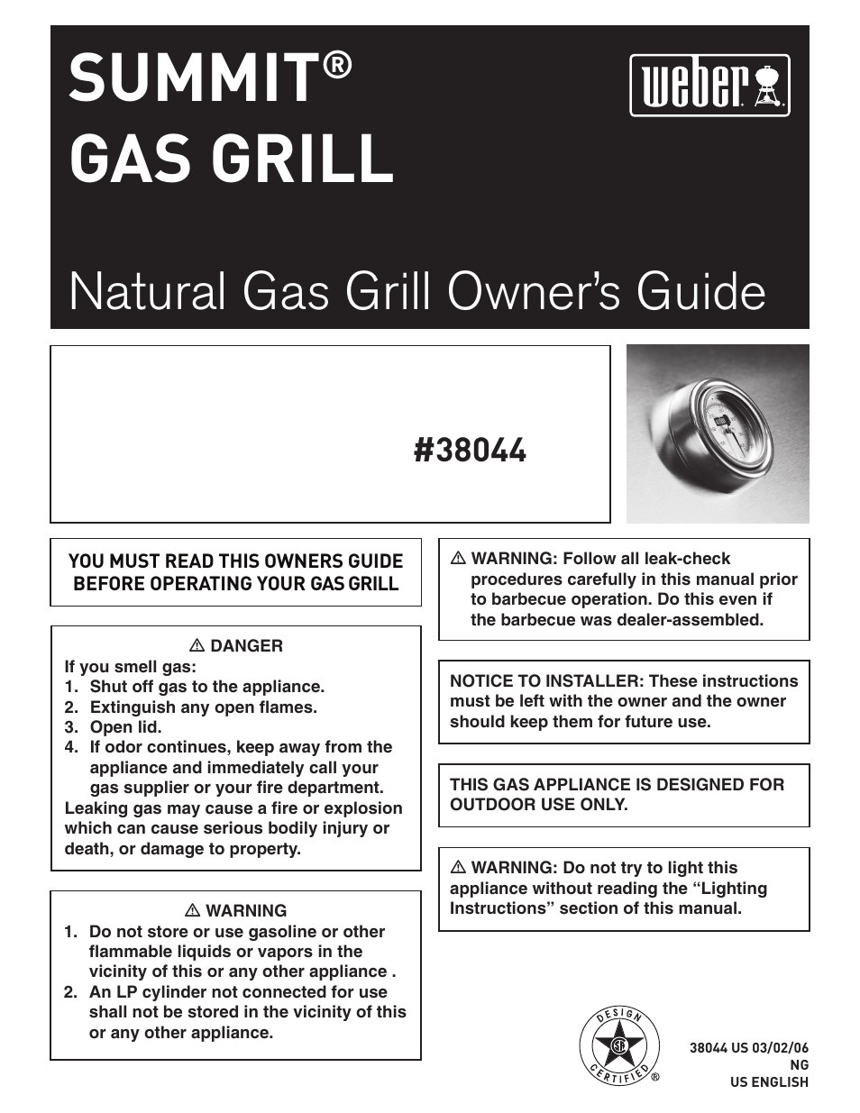 weber 38044 User Manual | 32 pages