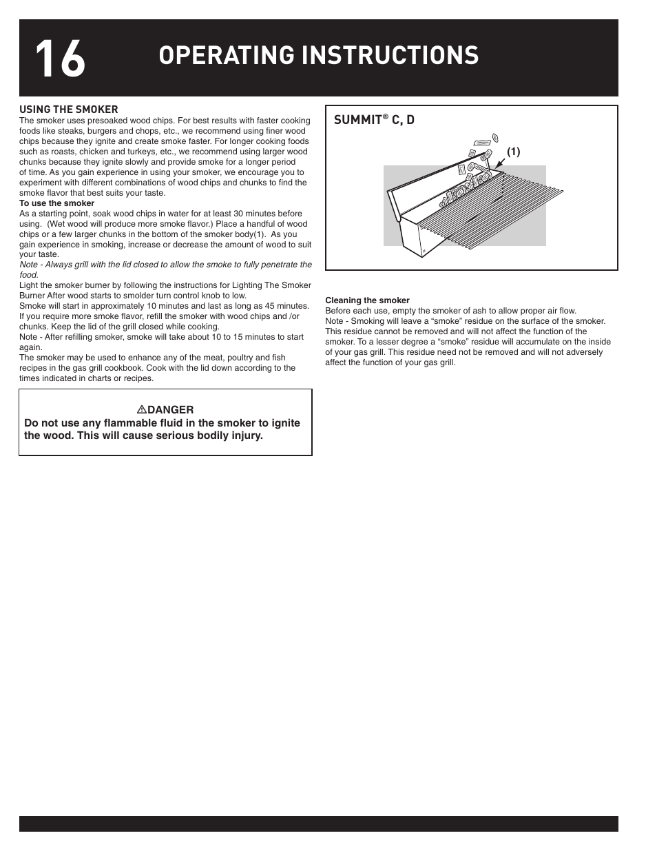 Operating instructions | weber 38044 User Manual | Page 16 / 32