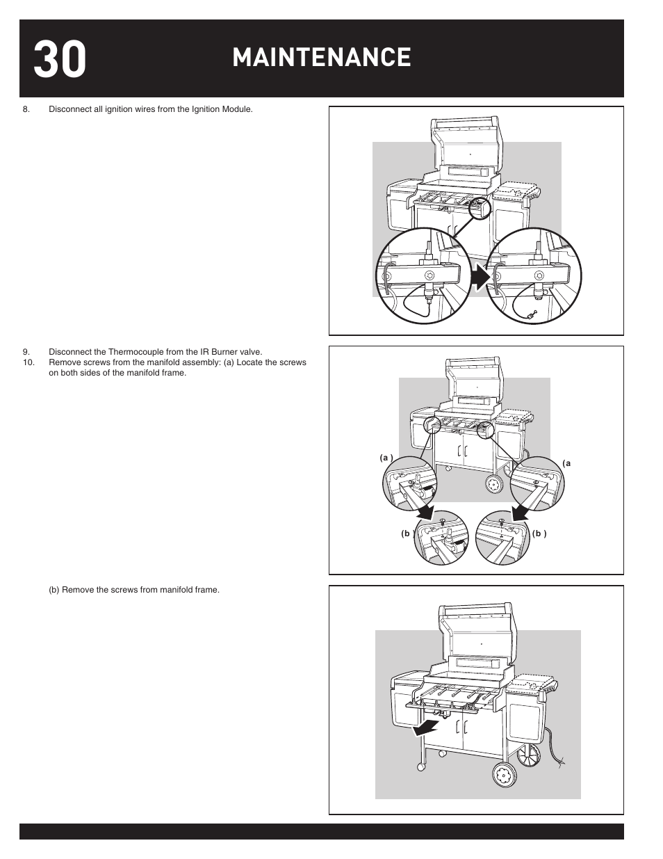 Maintenance | weber 38044 User Manual | Page 30 / 32