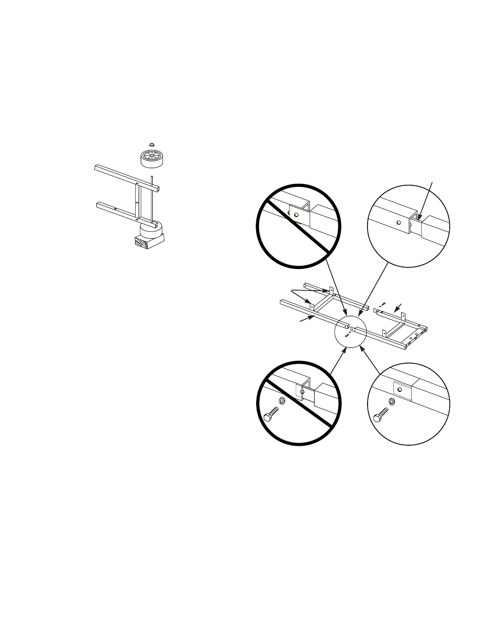 Assemble wheels, Assemble frame, Step 2 assemble wheels | Step 3 assemble frame | weber GENESIS 1000 User Manual | Page 10 / 36