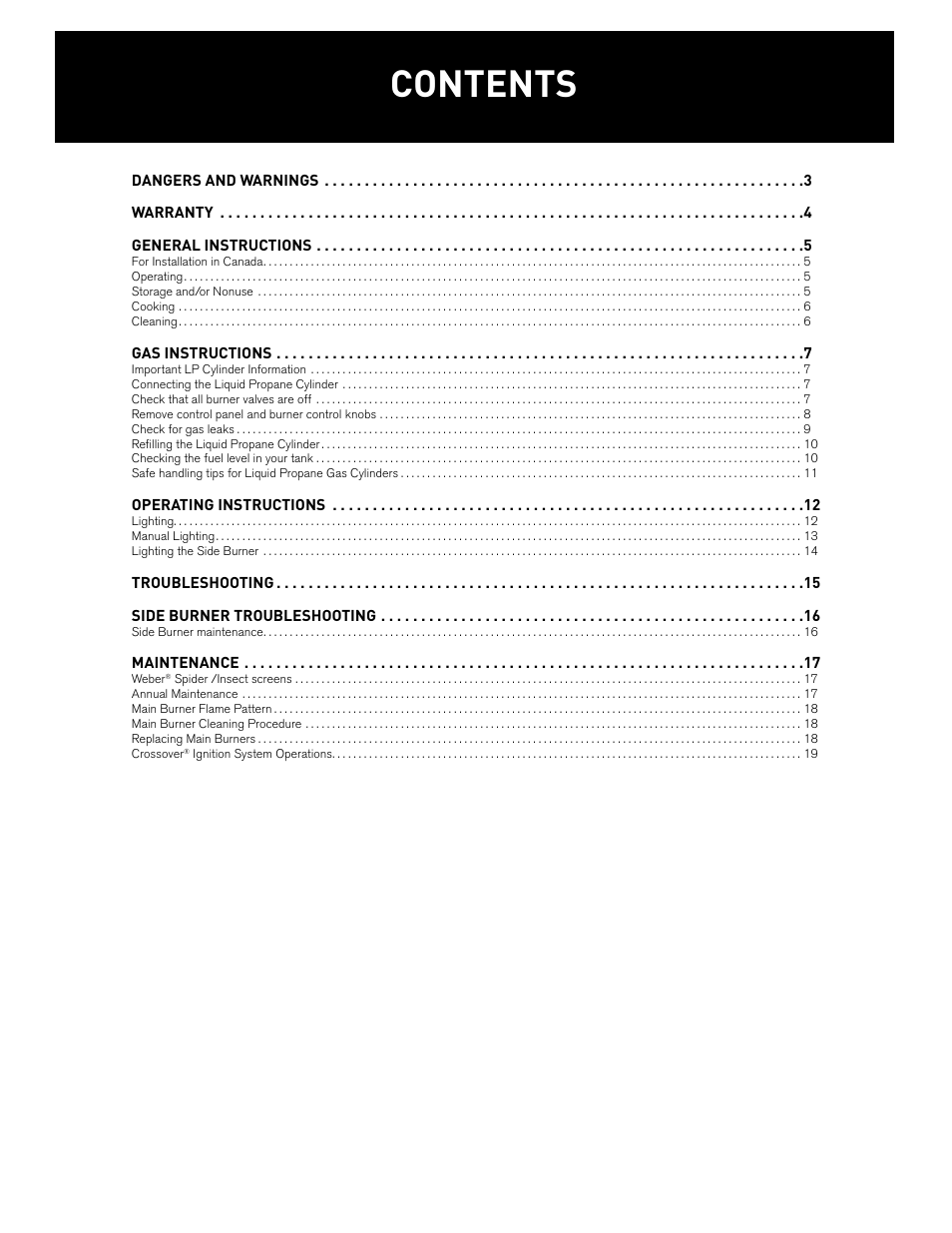 weber 55826 User Manual | Page 2 / 20