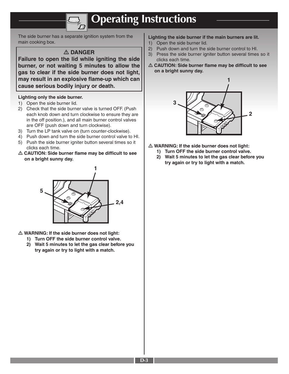 Operating instructions | weber 55554 User Manual | Page 25 / 29