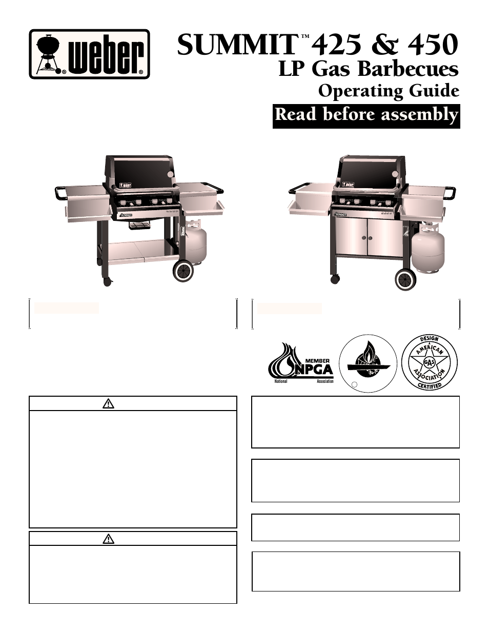 weber 450 User Manual | 16 pages