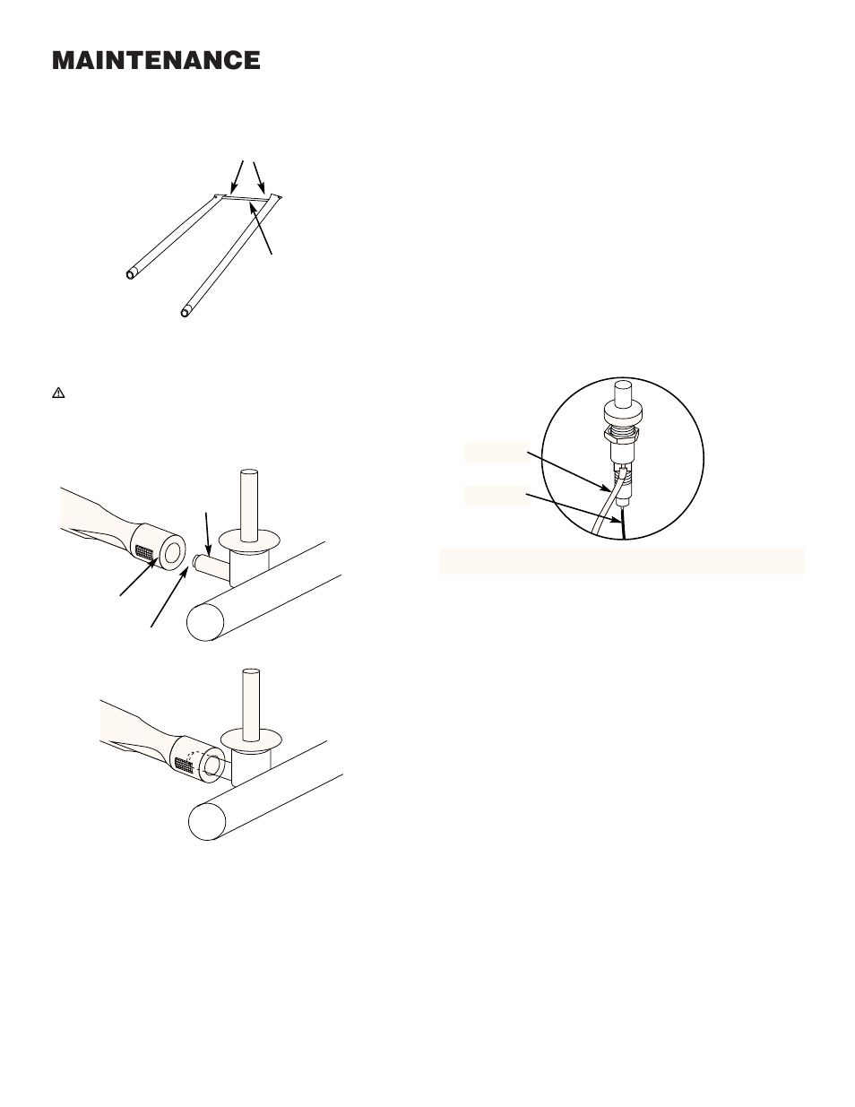 Crossover ignition system operations, Maintenance | weber 450 User Manual | Page 13 / 16