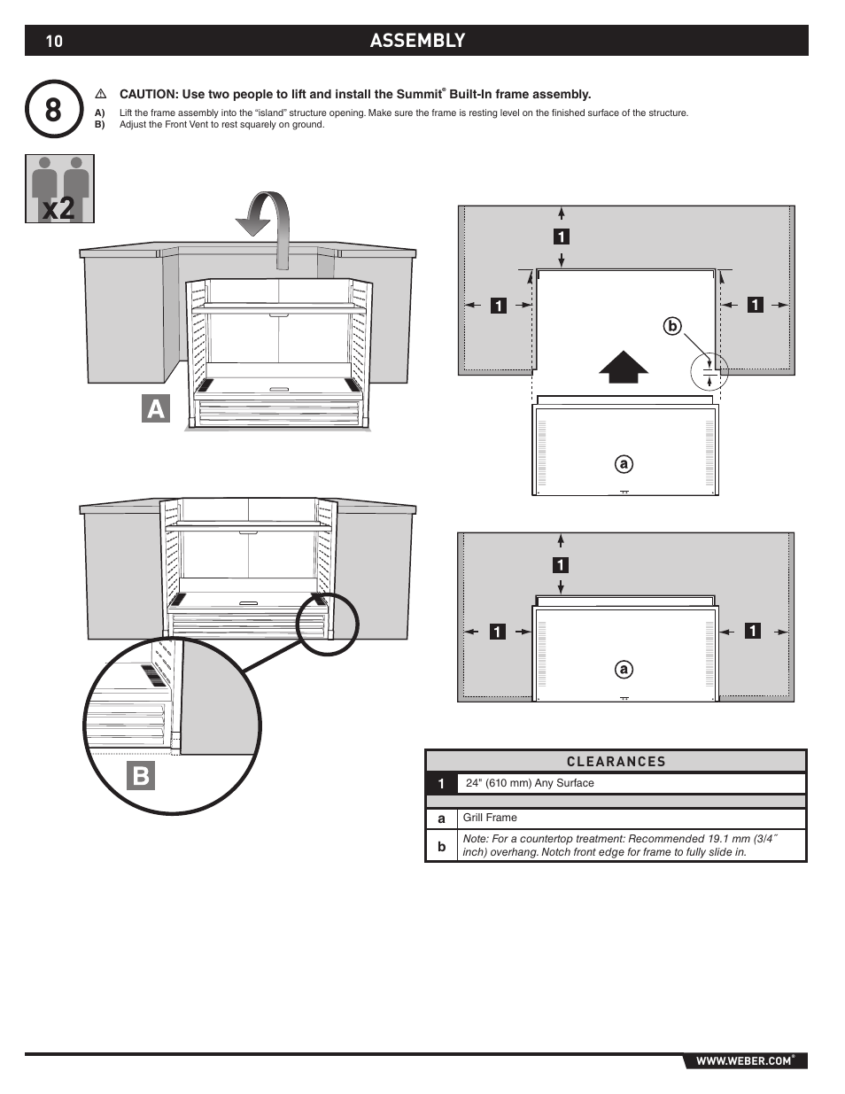 Assembly | weber S-660TM User Manual | Page 10 / 32
