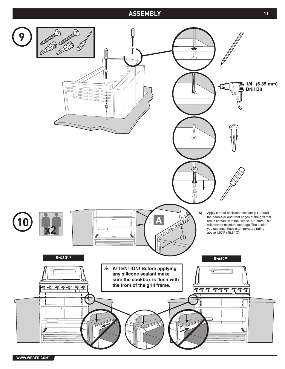weber S-660TM User Manual | Page 11 / 32