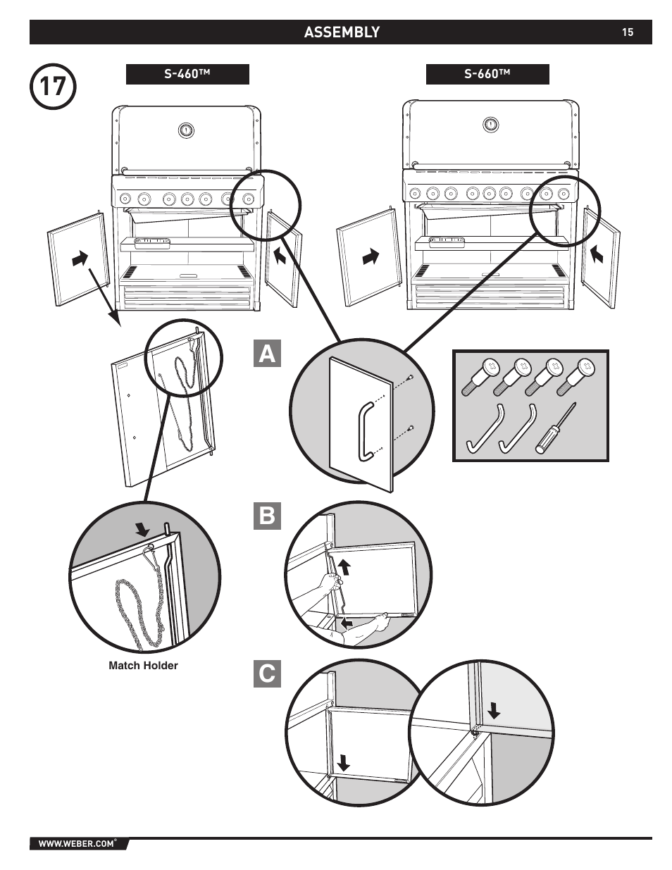 Ab c | weber S-660TM User Manual | Page 15 / 32