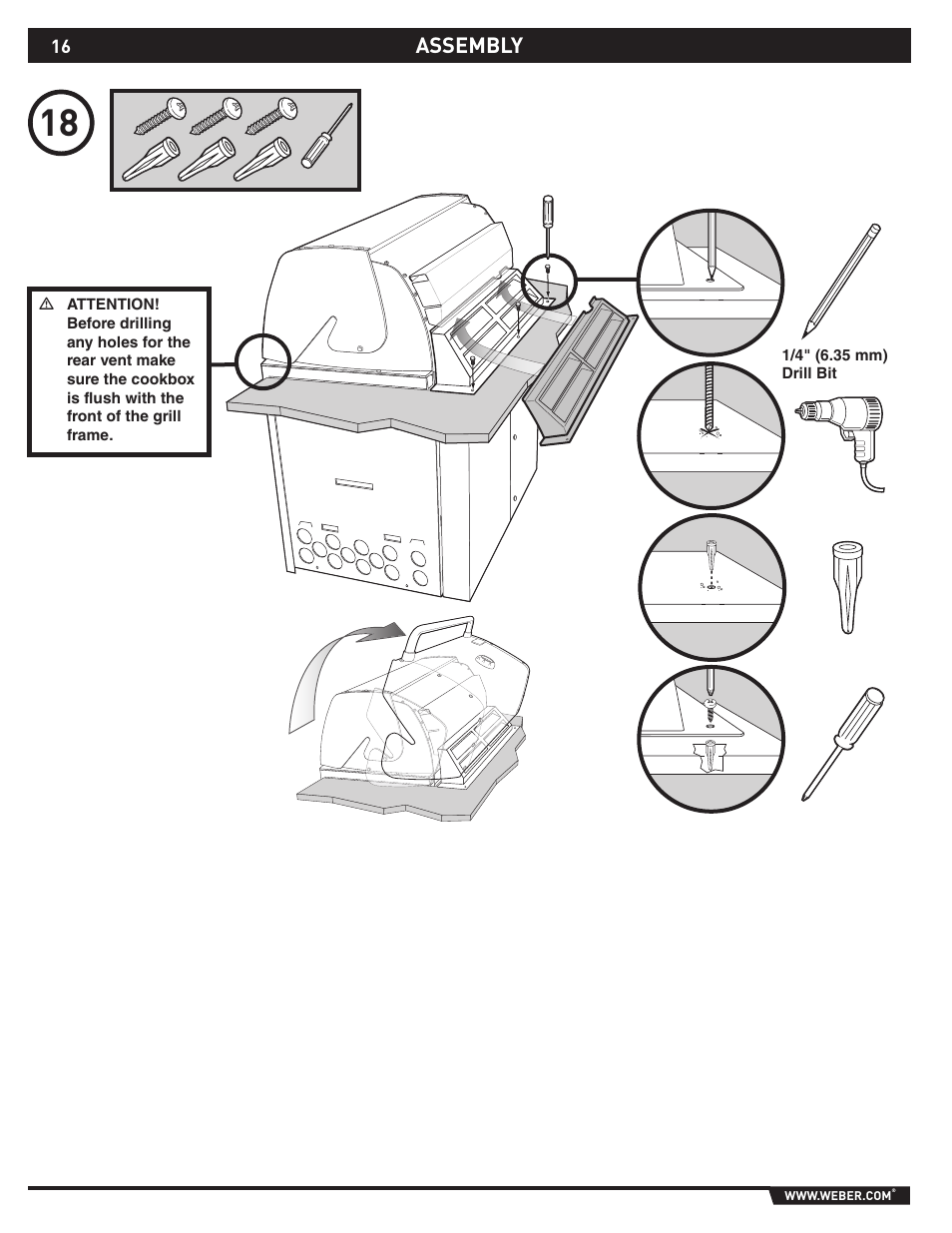 Assembly | weber S-660TM User Manual | Page 16 / 32