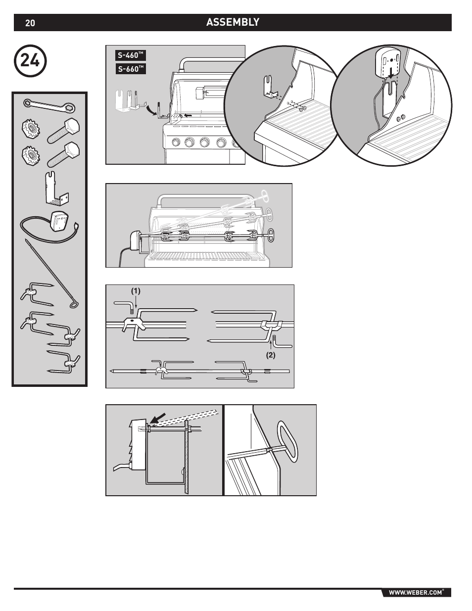 Assembly | weber S-660TM User Manual | Page 20 / 32