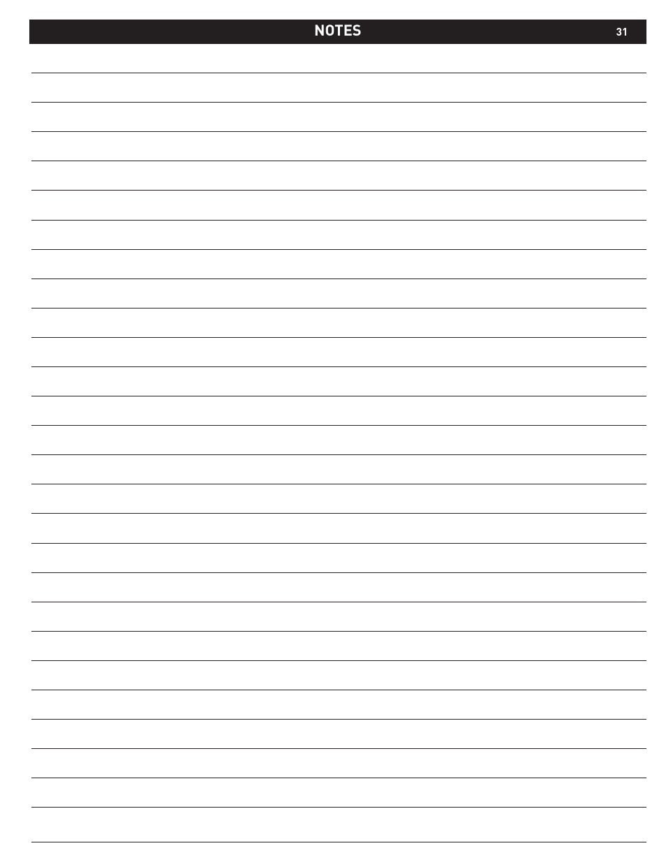 weber S-660TM User Manual | Page 31 / 32