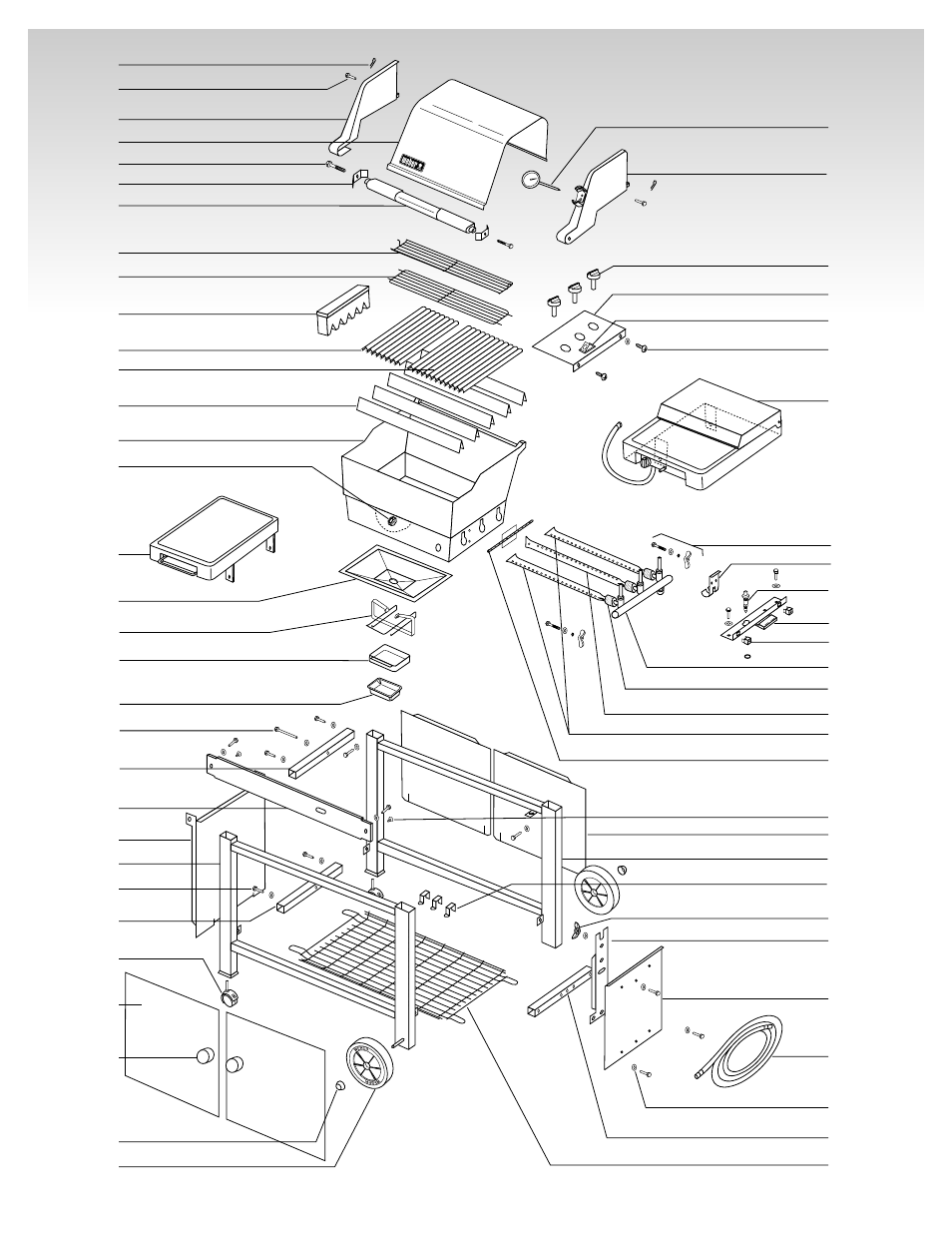 Exploded view | weber Genesis Platinum C User Manual | Page 6 / 30