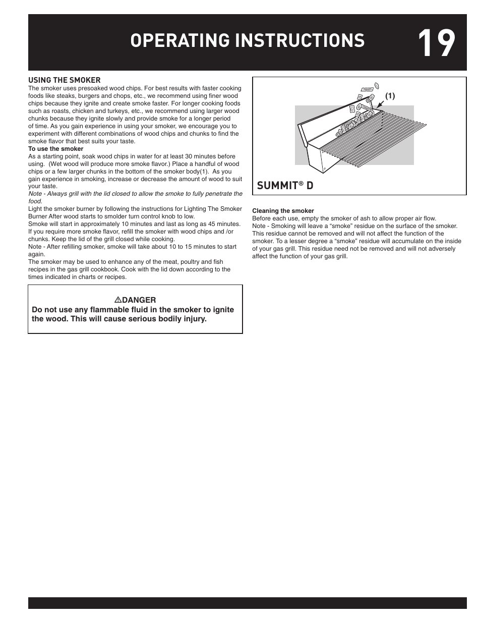 Operating instructions | weber 38026 User Manual | Page 19 / 36