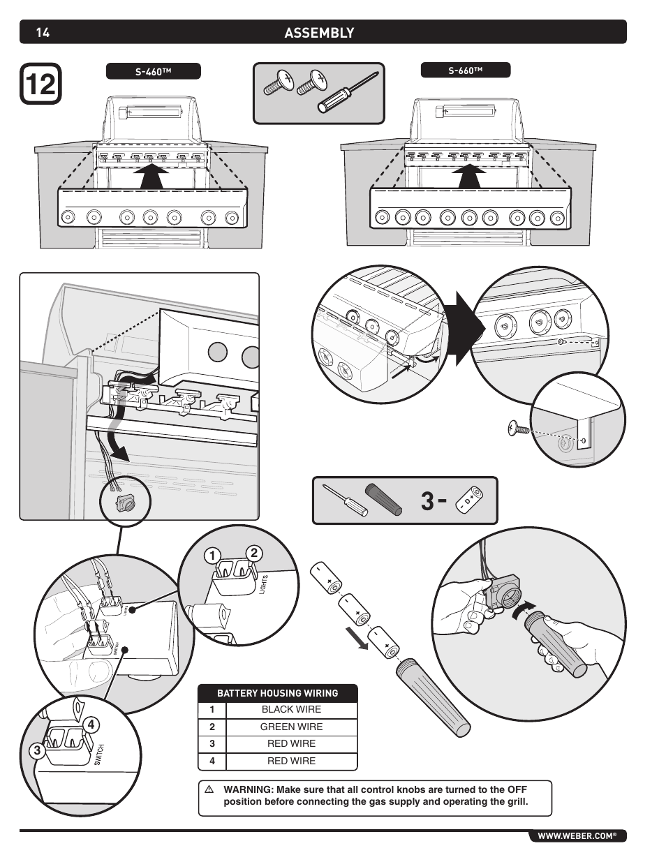 Assembly | weber Summit 43270 User Manual | Page 14 / 28