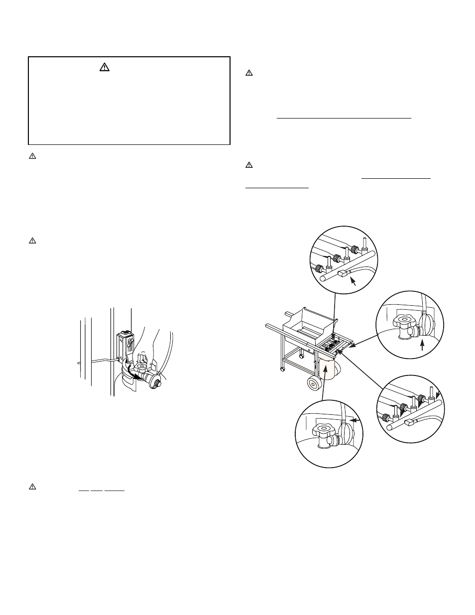 Check for gas leaks, Ƽdanger | weber 1100 LP User Manual | Page 18 / 40
