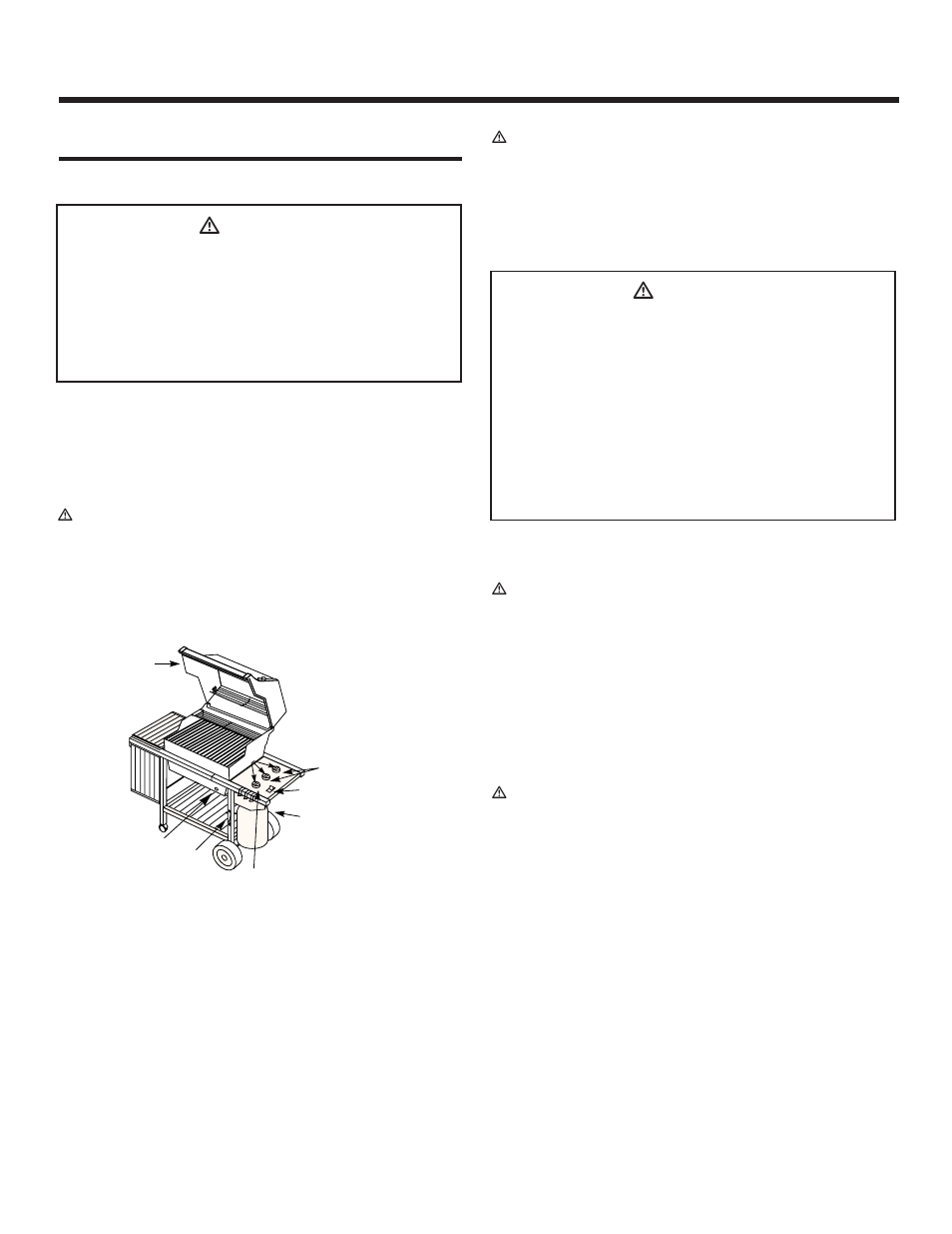 Operating instructions, Lighting, Crossover ignition system | To extinguish, Ƽdanger | weber 1100 LP User Manual | Page 23 / 40
