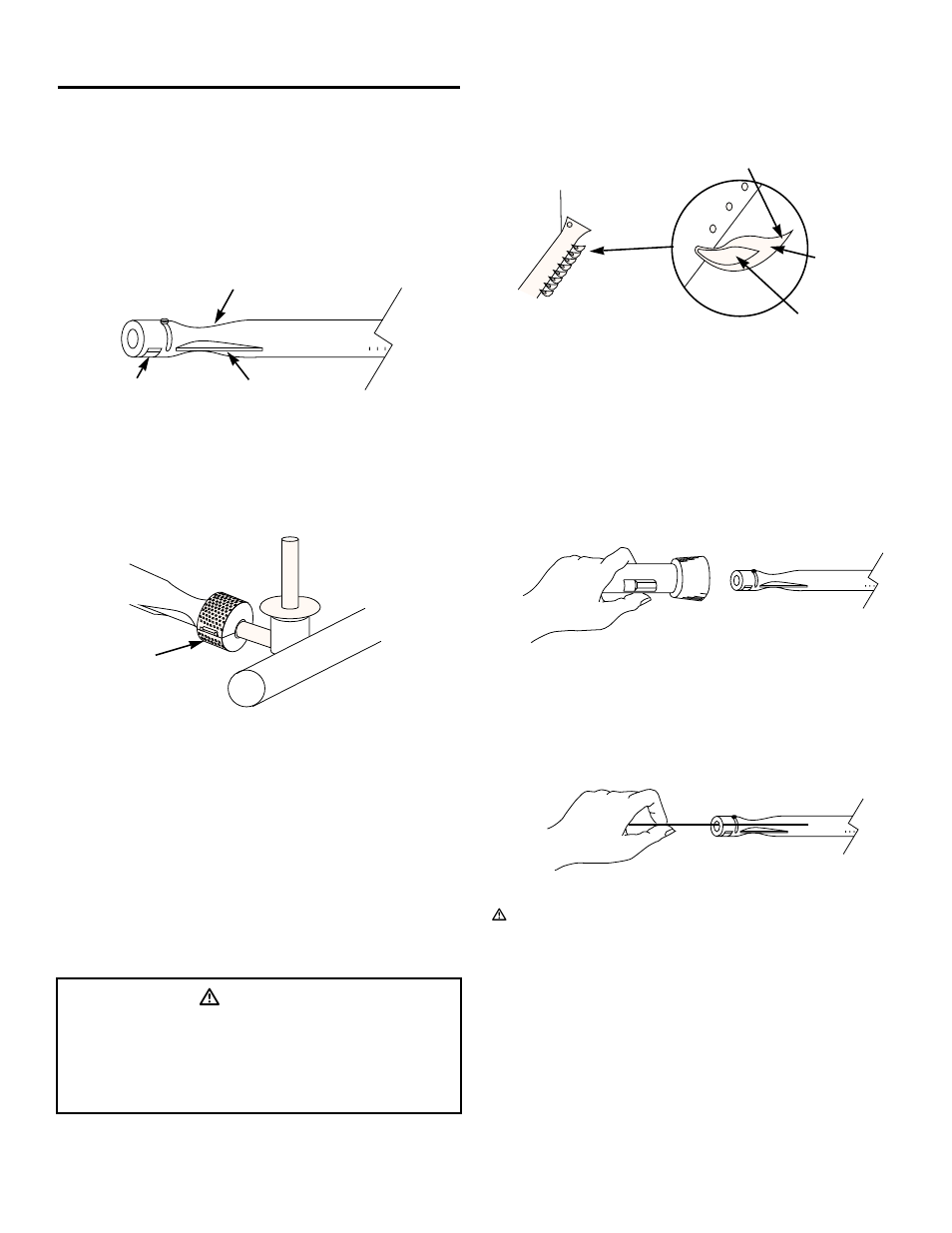 General maintenance, Weber spider stopper guards, Main burner flame pattern | Main burner cleaning procedure, Replacing main burners, Ƽdanger | weber 1100 LP User Manual | Page 32 / 40