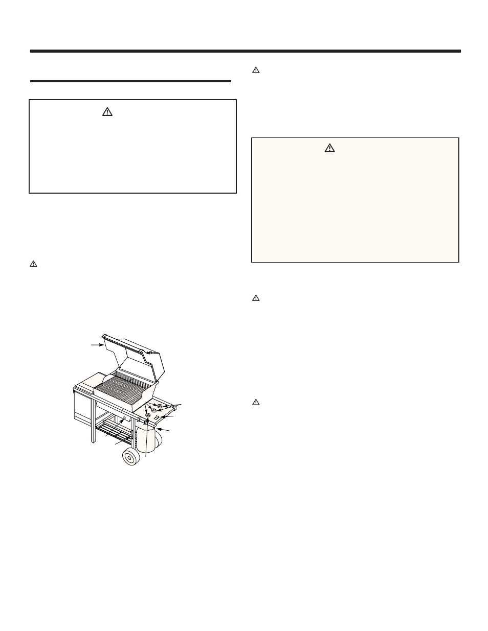 Operating instructions, Lighting, Crossover ignition system | To extinguish, Ƽdanger | weber 98583 User Manual | Page 22 / 36