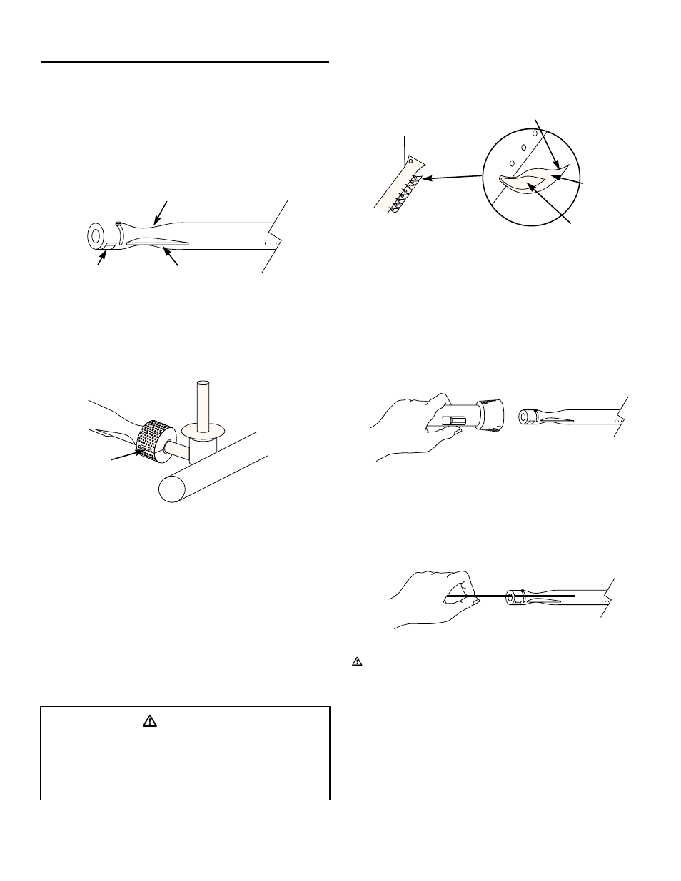 General maintenance, Weber spider stopper guards, Main burner flame pattern | Main burner cleaning procedure, Replacing main burners, Ƽdanger | weber 98583 User Manual | Page 29 / 36
