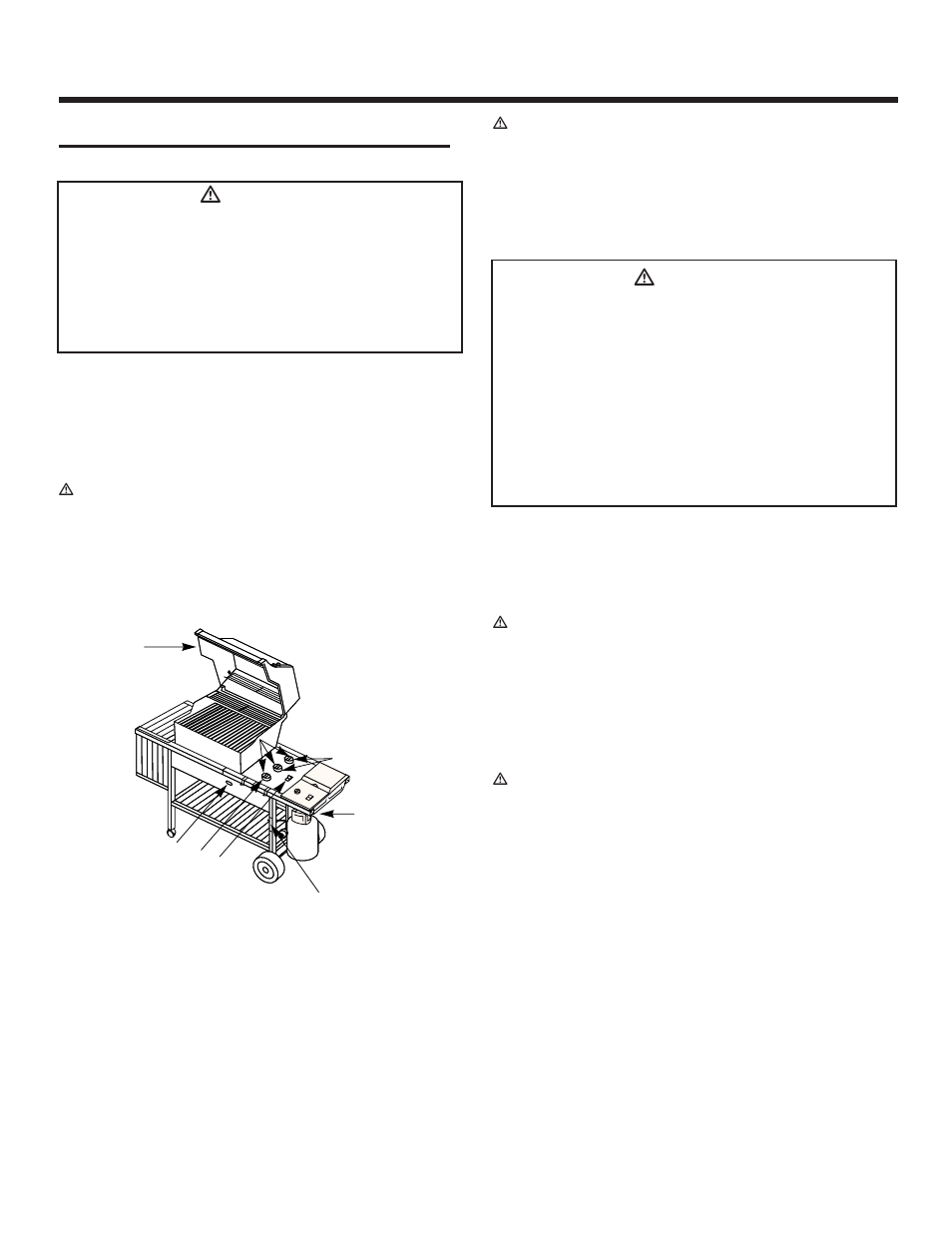 Operating instructions, Lighting, Crossover ignition system | To extinguish, Ƽdanger | weber 3000 User Manual | Page 24 / 40