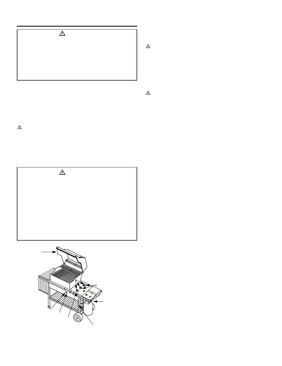 Manual lighting, To extinguish, Ƽdanger | weber 3000 User Manual | Page 25 / 40