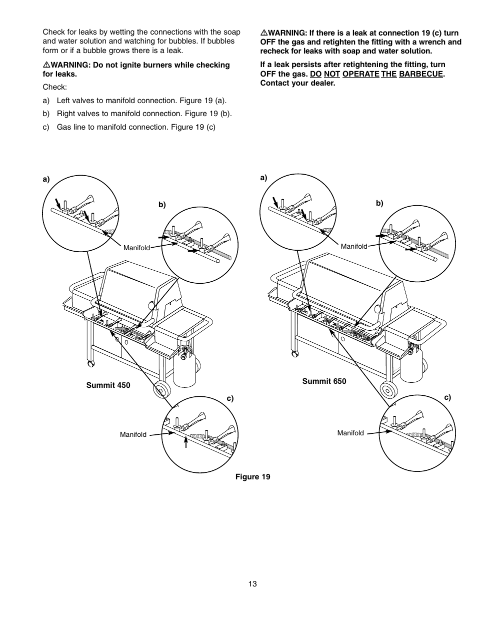 weber SUMMIT 650 User Manual | Page 13 / 20