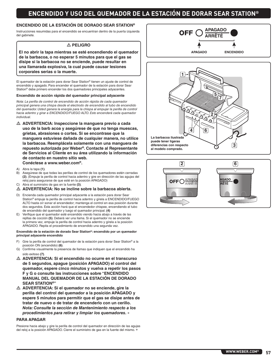 weber Summit E 470 User Manual | Page 57 / 108