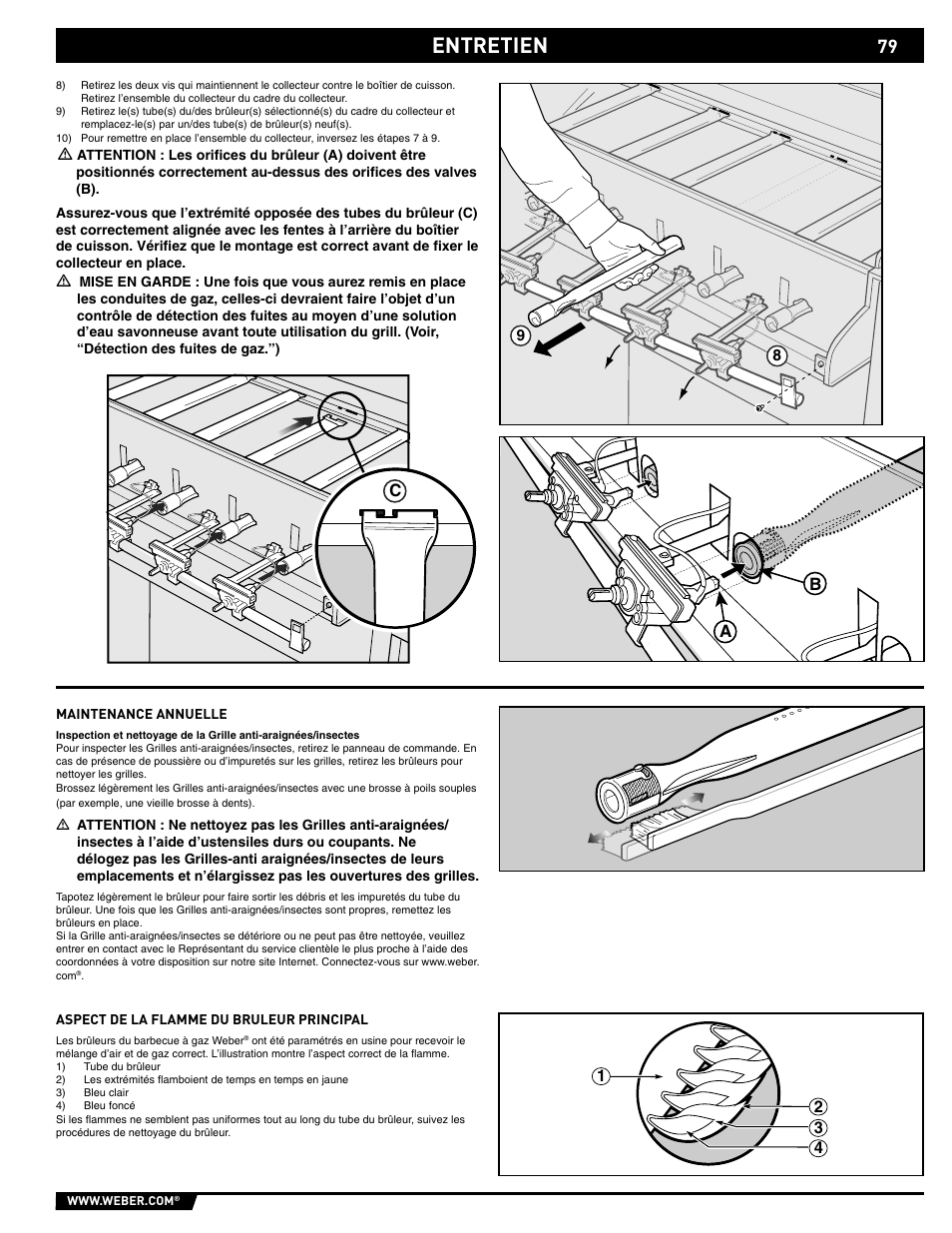 Entretien | weber 89563 User Manual | Page 79 / 84
