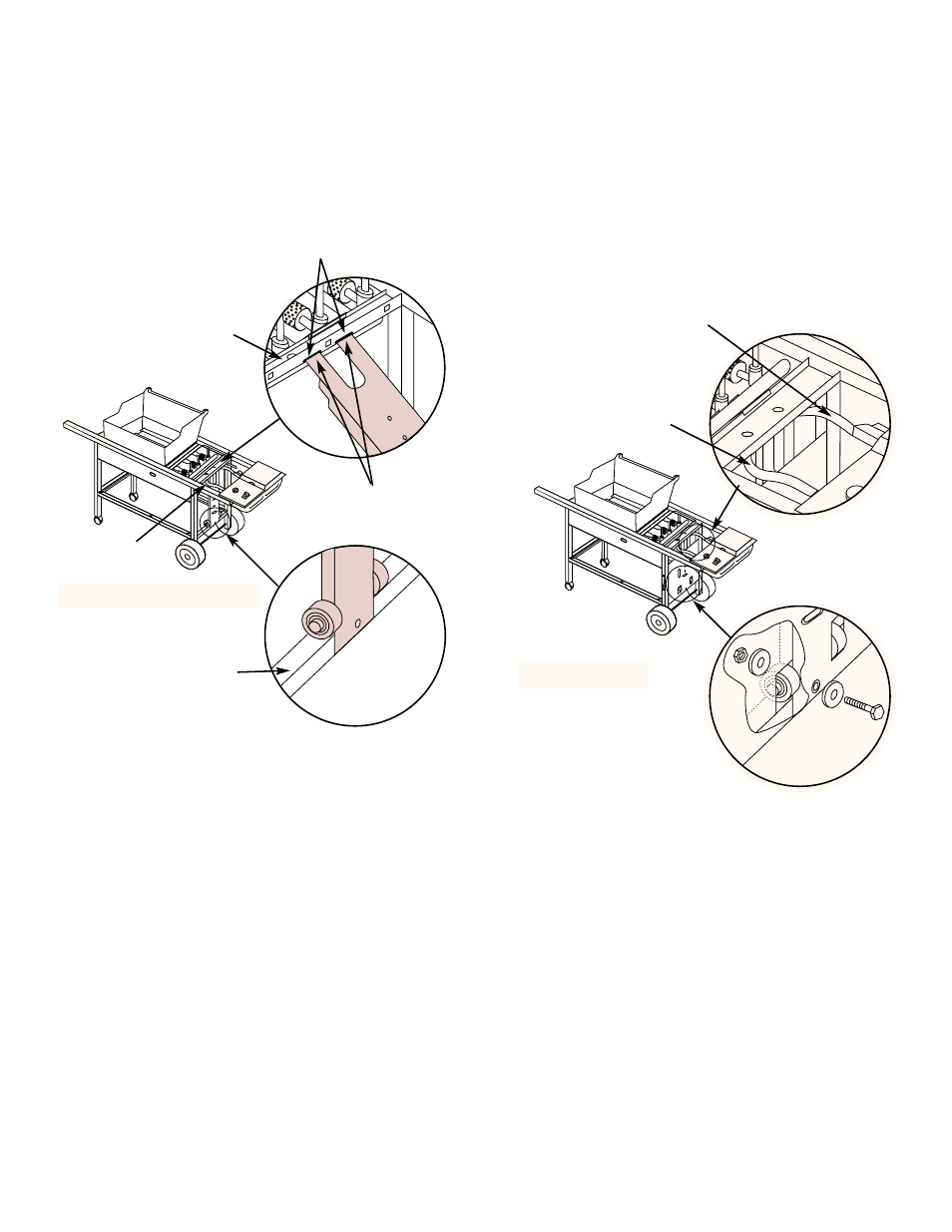 Install tank panel assembly, Install right end panel | weber 3400 Series User Manual | Page 17 / 44