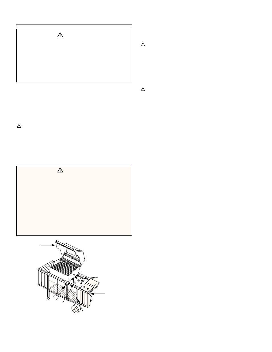 Manual lighting, To extinguish, Ƽdanger | weber 3400 Series User Manual | Page 29 / 44