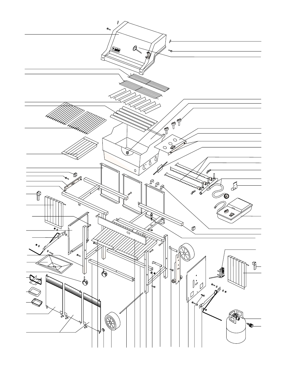 Parts list | weber 3400 Series User Manual | Page 42 / 44