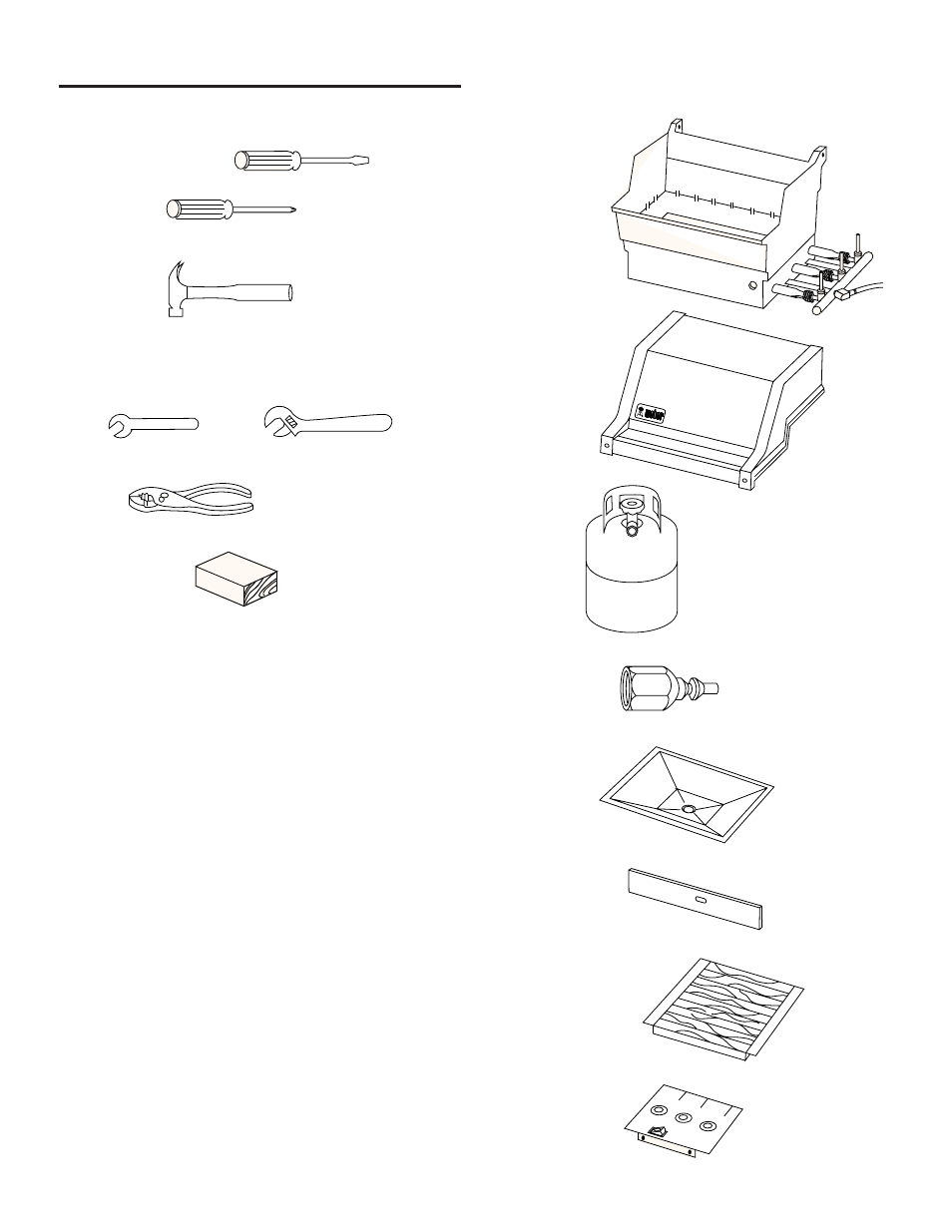 Assembly, Tools needed, Supplies needed | Check package contents | weber 3400 Series User Manual | Page 7 / 44