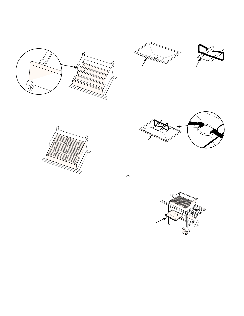 Install flavorizer bars and cooking grates, Install the bottom tray | weber SPIRIT 500 LX User Manual | Page 16 / 32