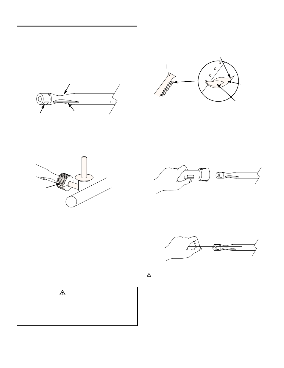 General maintenance, Weber spider stopper guards, Main burner flame pattern | Main burner cleaning procedure, Replacing main burners, Ƽdanger | weber SPIRIT 500 LX User Manual | Page 23 / 32