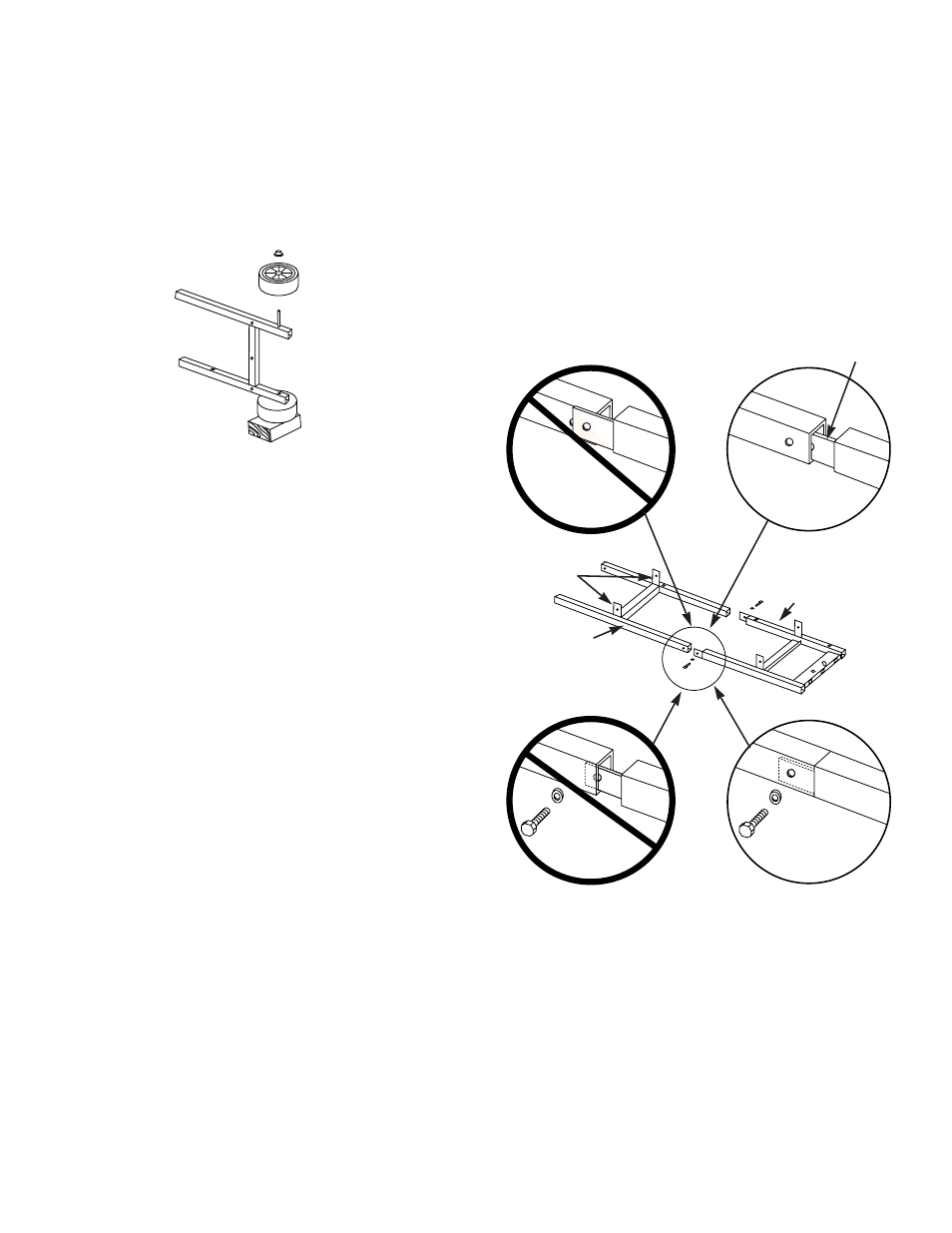 Assemble wheel frame, Assemble top frame, Step 2 assemble wheel frame | Step 3 assemble top frame | weber SPIRIT 500 LX User Manual | Page 9 / 32