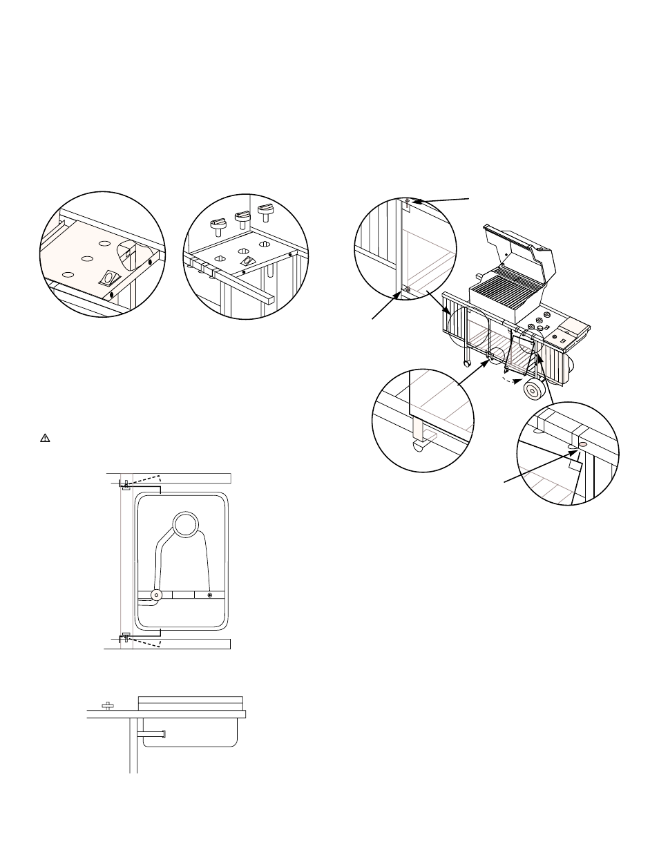 Put the control panel back on, Install glass doors | weber 63601 User Manual | Page 11 / 16