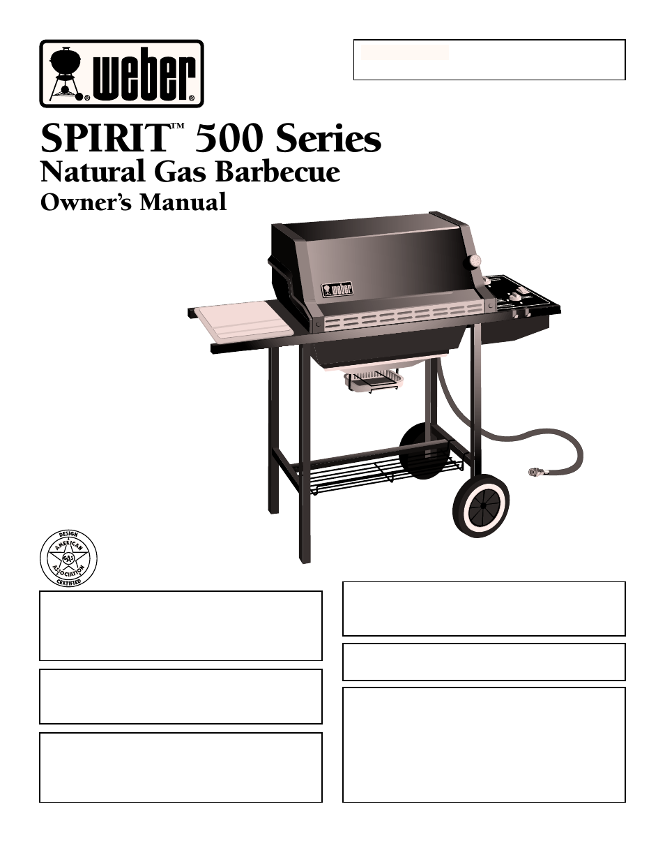 weber 500 User Manual | 32 pages
