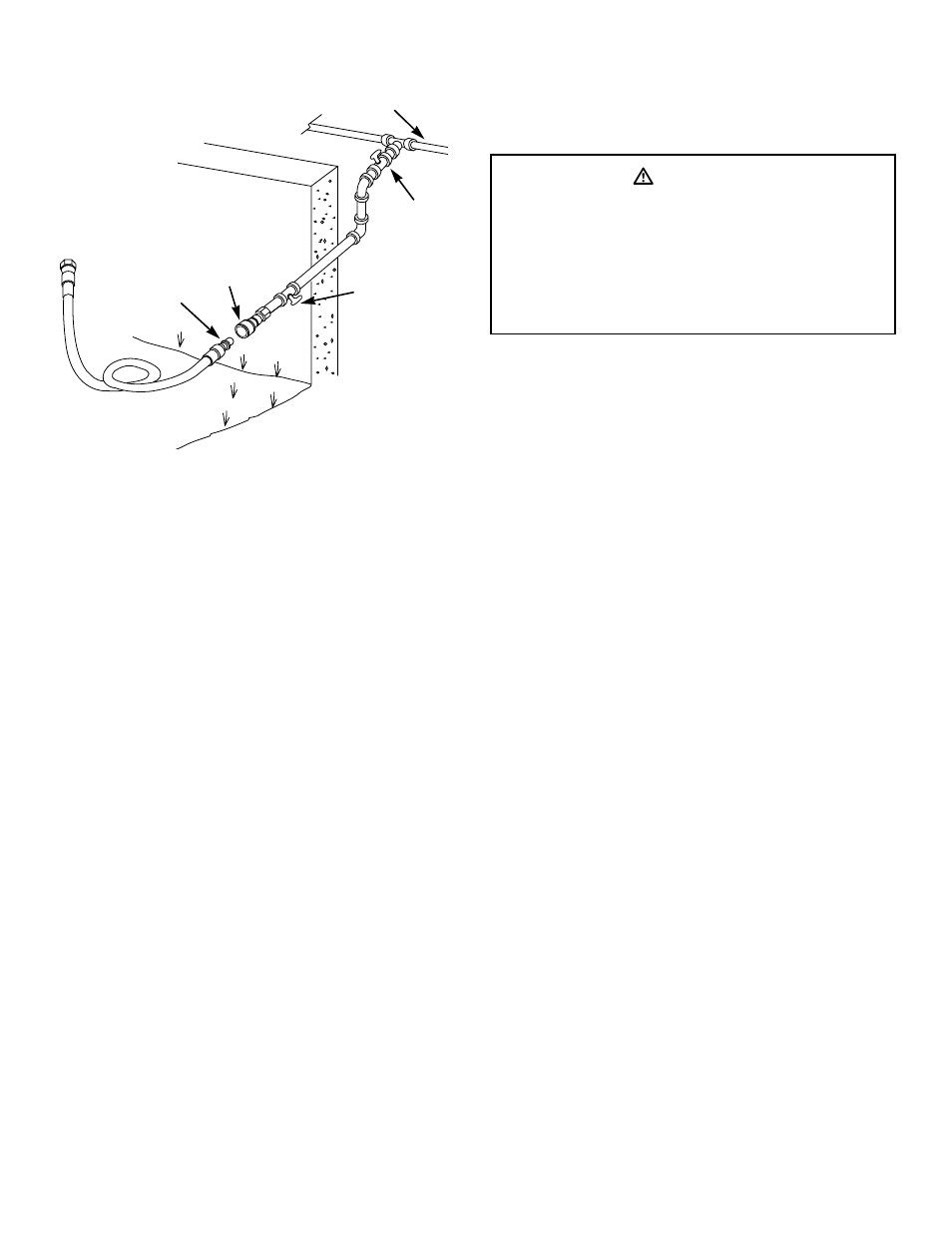 Gas line piping, Test connections, Ƽdanger | weber 500 User Manual | Page 13 / 32