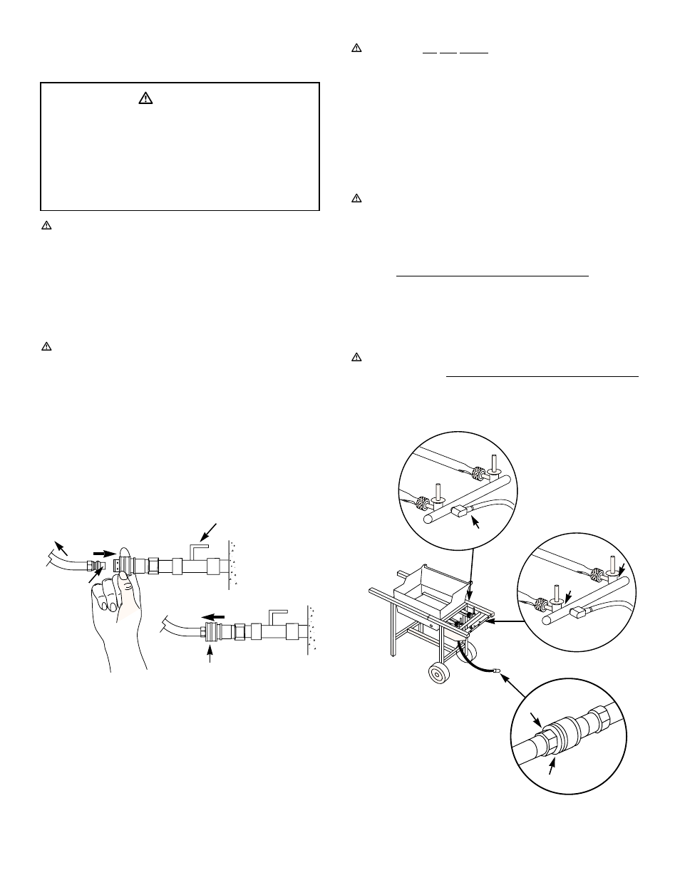 Check for gas leaks, Ƽdanger | weber 500 User Manual | Page 15 / 32