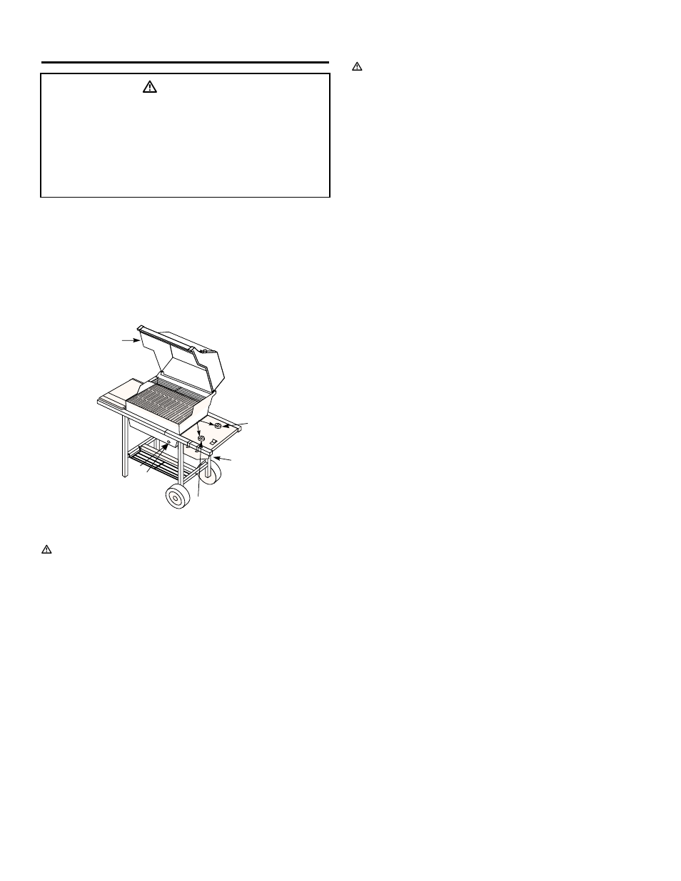 Manual lighting, To extinguish, Ƽdanger | weber 500 User Manual | Page 20 / 32