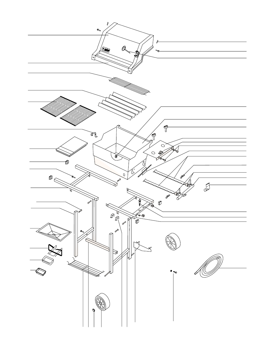Parts list | weber 500 User Manual | Page 28 / 32