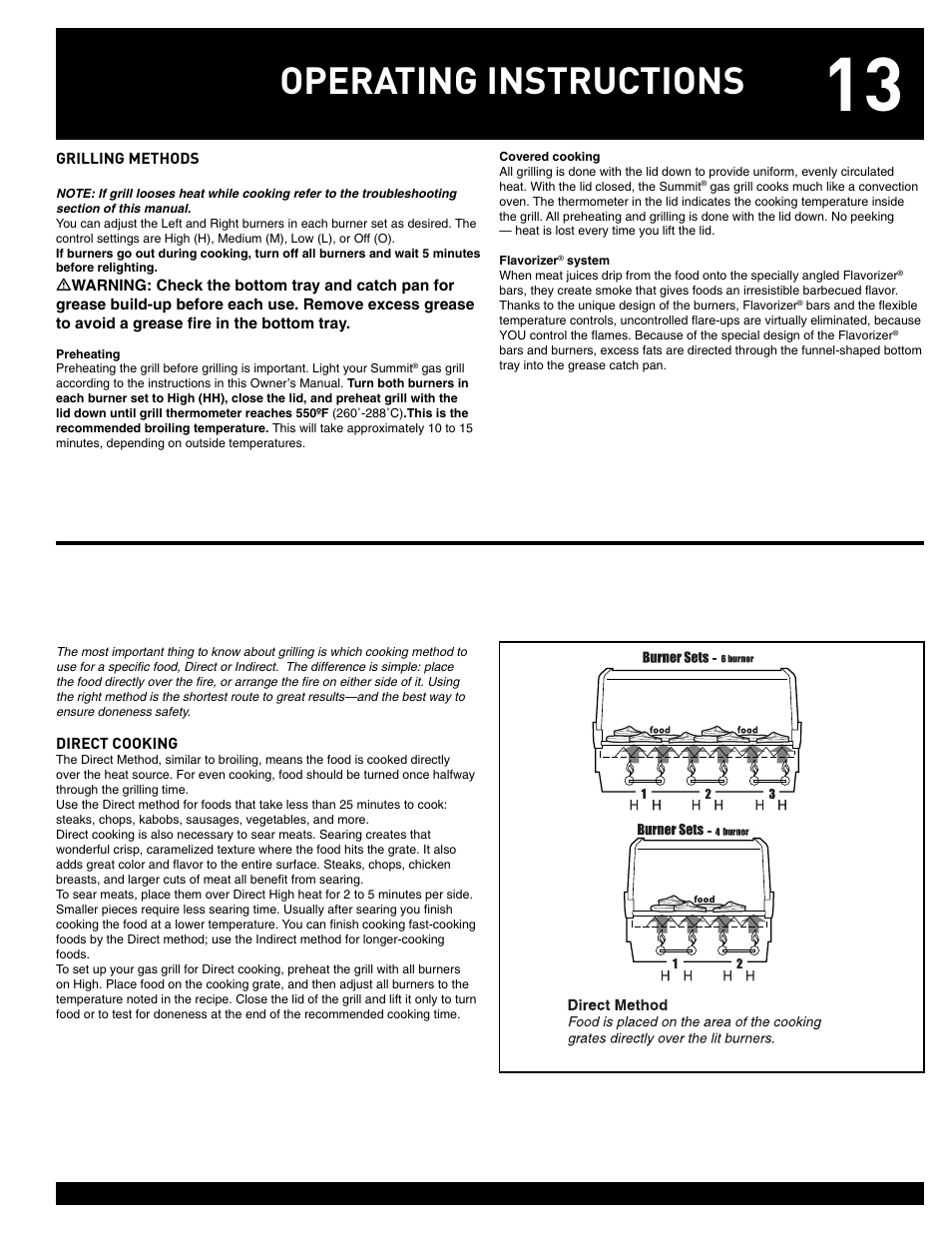 Operating instructions | weber 38008 User Manual | Page 13 / 36