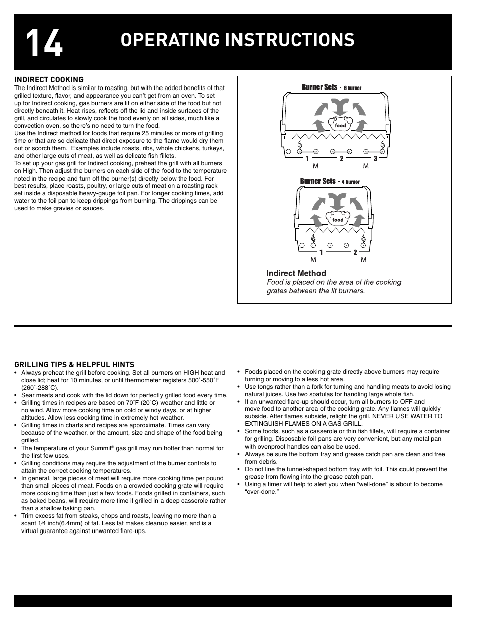 Operating instructions | weber 38008 User Manual | Page 14 / 36